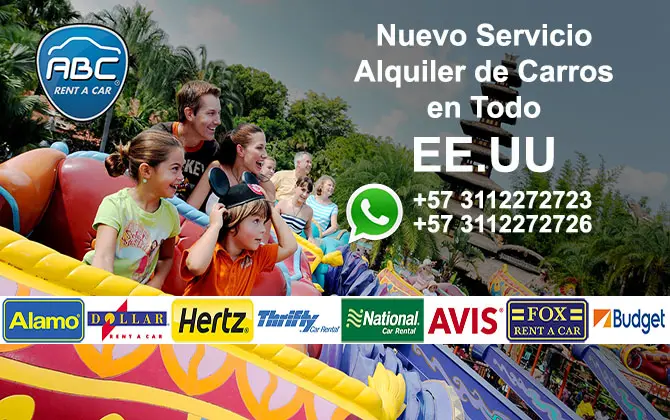¡Alquila tu carro en Miami, Orlando y todo EE.UU y disfruta tus vacaciones en familia con los mejores precios!