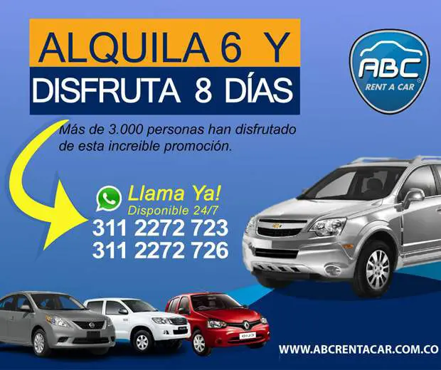 Alquiler de carros en promoción