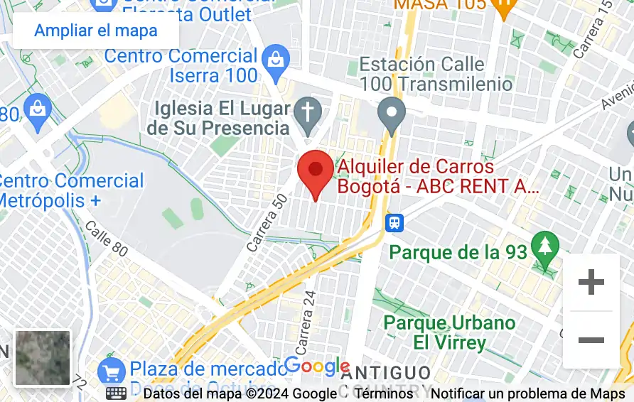 Ubicación ABC Rent A Car